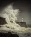 Giant waves hit Porthcawl