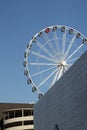 a giant wheel against blue sky Royalty Free Stock Photo