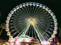 Giant wheel fun fare Royalty Free Stock Photo