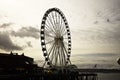 giant wheel of historical miners landing at seattle