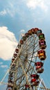 Giant wheel in the indian carnival Royalty Free Stock Photo