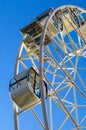 Giant white ferris wheel Royalty Free Stock Photo