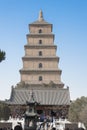 Giant Wild Goose Pagoda, XiÃ¢â¬â¢an, China Royalty Free Stock Photo