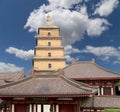 Giant Wild Goose Pagoda, Xian (Sian, Xi'an),Shaanxi province, China Royalty Free Stock Photo