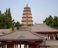 Giant Wild Goose Pagoda, Xian (Sian, Xi'an),Shaanxi province, China Royalty Free Stock Photo