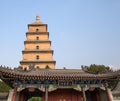 Giant Wild Goose Pagoda. Xian (Sian, Xi'an),Shaanxi province, China Royalty Free Stock Photo