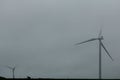 View of Giant Windmills During a Cloudy Day, Iowa