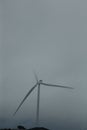 View of Giant Windmills During a Cloudy Day, Iowa