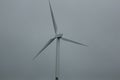 View of Giant Windmills During a Cloudy Day, Iowa