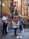 Giants and big heads in Bilbao Royalty Free Stock Photo