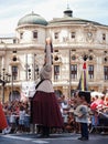 Giants and big heads in Bilbao Royalty Free Stock Photo