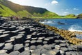 Giants Causeway, an area of hexagonal basalt stones, created by ancient volcanic fissure eruption, County Antrim, Northern Ireland