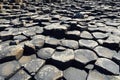 Giants Causeway, an area of hexagonal basalt stones, created by ancient volcanic fissure eruption, County Antrim, Northern Ireland