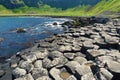 Giants Causeway, an area of hexagonal basalt stones, created by ancient volcanic fissure eruption, County Antrim, Northern Ireland