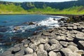 Giants Causeway, an area of hexagonal basalt stones, created by ancient volcanic fissure eruption, County Antrim, Northern Ireland