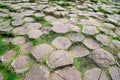 Giants Causeway background Royalty Free Stock Photo