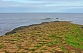 Giants Causeway Basalt Hexagonal Columns leading down into the sea