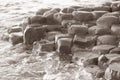 Giants Causeway; County Antrim; Northern Ireland Royalty Free Stock Photo