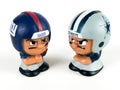 Giants and Cowboys Li`l Teammates Rivalry Royalty Free Stock Photo