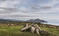 Giants graves at Lamlash on the Isle of Arran. Royalty Free Stock Photo
