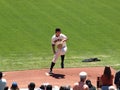 Giants Pitch Matt Cain steps forward to throw