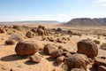 Giants Playground, Stone Desert in Namibia Royalty Free Stock Photo