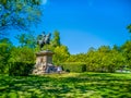 Giardini Margherita gardens in Bologna Victor Emmanuel II of Savoy statue