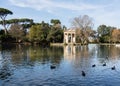 Giardino del Lago in Rome Italy Lake