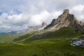 Giau Pass, Cortina d'Ampezzo, Belluno, Italy Royalty Free Stock Photo