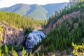 Gibbon Falls in Yellowstone National Park