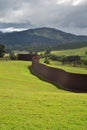 A wall in landscape, New Zealand art