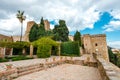 Gibralfaro castle in Malaga, Costa del Sol, Spain