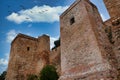 Gibralfaro Castle in Malaga Royalty Free Stock Photo