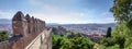 Gibralfaro Castle in Malaga, Spain