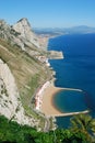 Gibraltar beaches Royalty Free Stock Photo