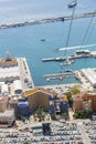 Gibraltar Cable Car gondola and base station