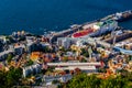 GIBRALTAR, GIBRALTAR, JANUARY 5, 2016: Aerial view of the port of gibraltar taken from the oÃâÃÂ´hara battery....IMAGE Royalty Free Stock Photo