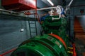 GIBRALTAR, GIBRALTAR, JANUARY 5, 2016: Detail of machinery part of the oÃâÃÂ´hara battery on Gibraltar....IMAGE