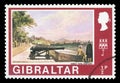 GIBRALTAR - Postage stamp Royalty Free Stock Photo