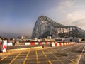 Gibraltar, Rock and Airport Runway