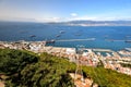 Gibraltar from the rock Royalty Free Stock Photo