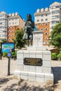 Statue of Admiral Sir George Rooke in Gibraltar Royalty Free Stock Photo