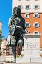 Statue of Admiral Sir George Rooke in Gibraltar Royalty Free Stock Photo