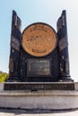 GIBRALTAR, UNITED KINGDOM -CIRCA 2016: The famous Pillars of Hercules monument in Gibraltar Royalty Free Stock Photo