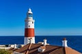 Gibraltar, United Kingdom - Nov 18, 2022: Europa Point Lighthouse, Trinity Lighthouse or Victoria Tower. Gibraltar