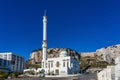 Gibraltar, United Kingdom - Nov 18, 2022: Ibrahim-al-Ibrahim Mosque, Europa Point, Gibraltar