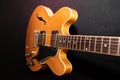 Gibson ES-335 electric guitar product shot Royalty Free Stock Photo