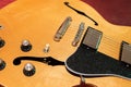 Gibson ES-335 electric guitar product shot Royalty Free Stock Photo