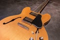 Gibson ES-335 electric guitar product shot Royalty Free Stock Photo