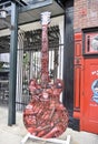 Gibson Guitar on Beale Street Memphis, TN Royalty Free Stock Photo